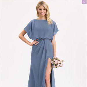 JJ's House Bridesmaid Dress With Ruffle